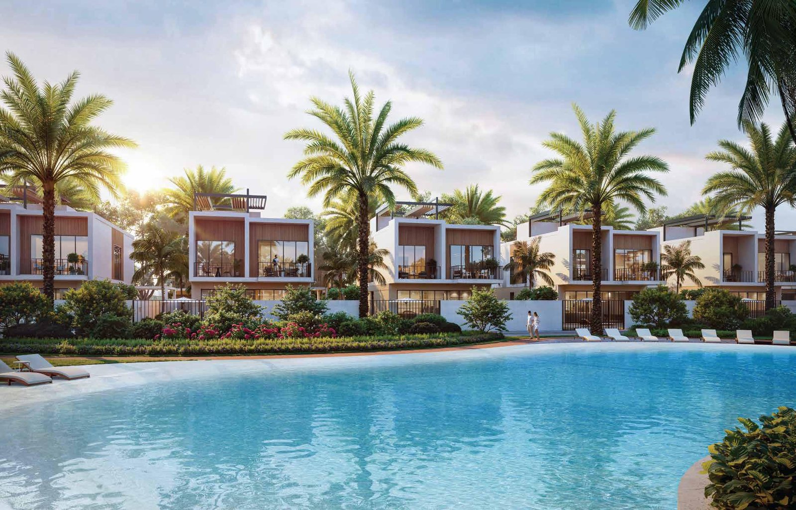 Town house exterior in Sharjah